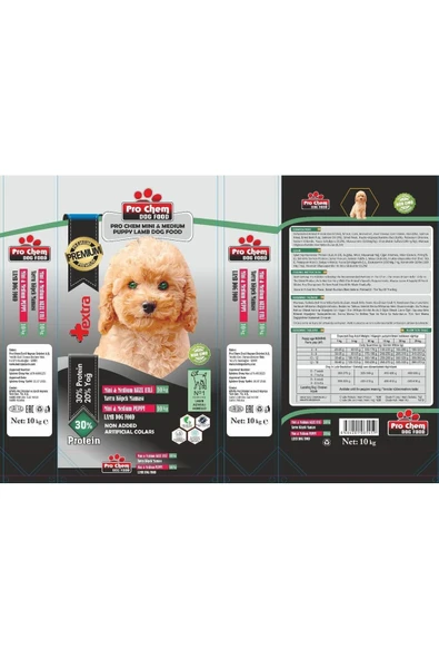 Pro Chem  Mini-medium Kuzulu Yavru Köpek Maması 10 Kg ürün görseli 1