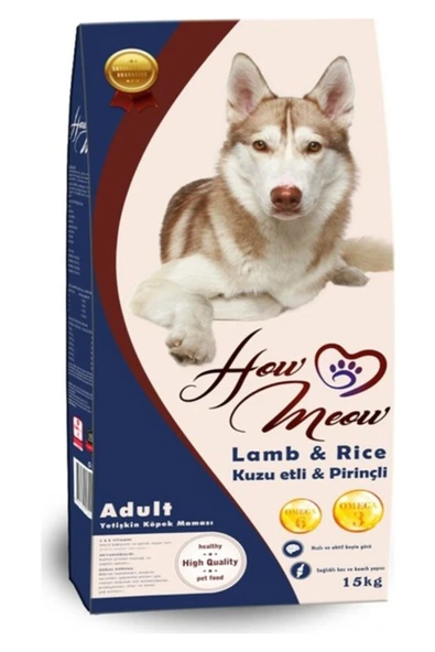 How Meow  Premium Yetişkin Köpek Kuzu Eti 15 Kg ürün görseli 1