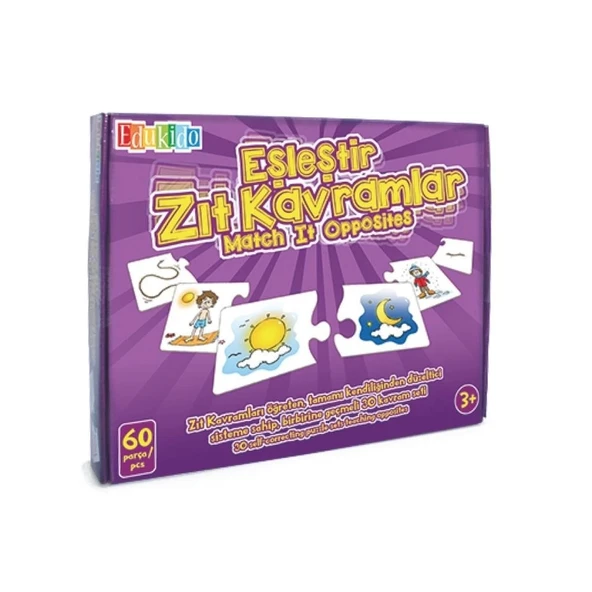 Mey İthalat® EDU-1012 Eşleştir Zıt Kavramlar -Chiva ürün görseli 1
