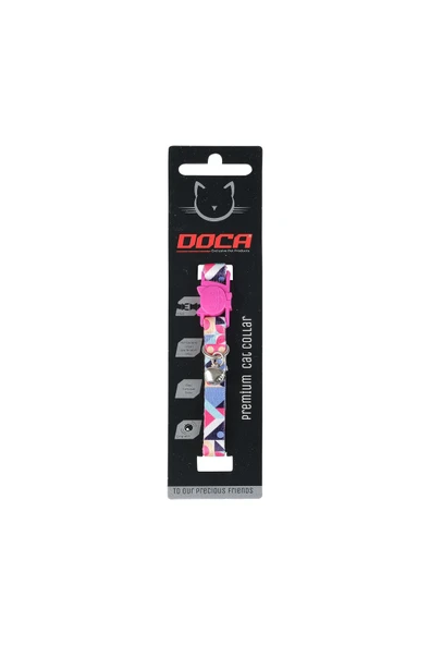 DOCA  Premium Safety Click Kedi Boyun Tasması Geometry ürün görseli 1