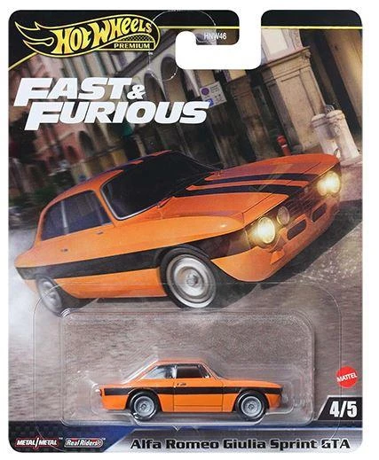 Hot Wheels Premium Fast & Furious Alfa Romeo Giulia Sprint GTA HNW46 JBM04 ürün görseli 1