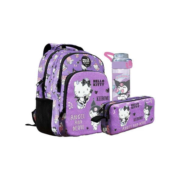 Hello Kitty Çanta+ Kalemlik+ Matara Set7 ürün görseli 1