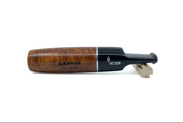 Şahin 9 mm Filtreli Toscanello-Backwoods Gül Kökü (Briar) Puro Ağızlığı - 2607 ürün görseli 1