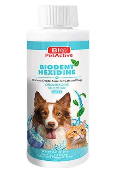 Bio Pet  Active Biodent Hexidine Kedi Ve Köpekler Için Ağız Ve Diş Bakım Solüsyonu 250 ml ürün görseli 1
