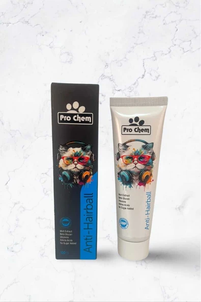 Pro Chem  Anti Hairball Malt Paste Tüm Kediler Için Tüy Yumağı Önleyici Malt Macum ürün görseli 1