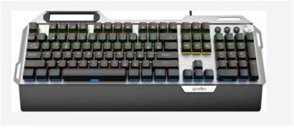 Quadro TRON X100 Q USB Trk Mekanik Gaming Klavye RGB ürün görseli 1