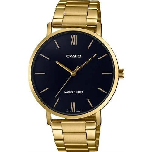 Casio LTP-VT01G-1BUDF Quartz Çelik Altın Rengi Siyah Kadran 34 mm Kadın Kol Saati ürün görseli 1