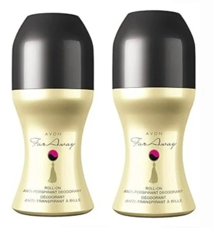 Avon Far Away ROLL-ON ANTI-PERSPIRANT DEDEODORANT 2 ADET ürün görseli 1