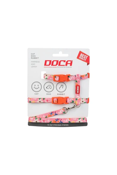 DOCA  Premium Spring Kedi Köpek Ve Tavşan Göğüs Tasması ürün görseli 1