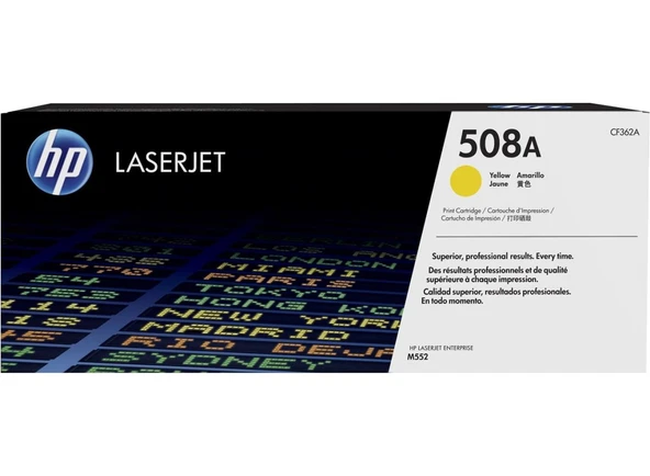 HP 508A Yellow Sarı  5.000 Sayfa Toner CF362A ürün görseli 1