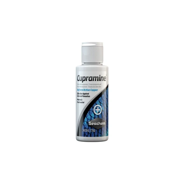 Seachem Cupramine 50 ml Akvaryum Dış Parazit ürün görseli 1