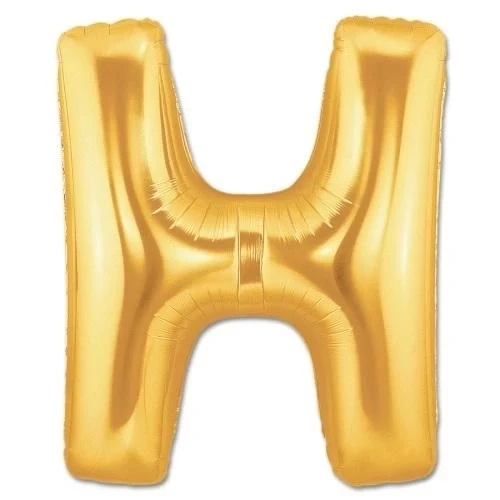 Mey İthalat® H Harf Folyo Balon Altın Renk  40 inç ürün görseli 1
