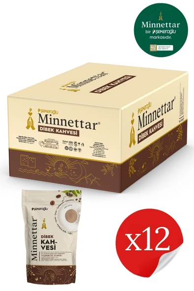 Şekeroğlu Minnettar Dibek Kahvesi 12 x 165 Gr ( 12 PAKET ) ürün görseli 1