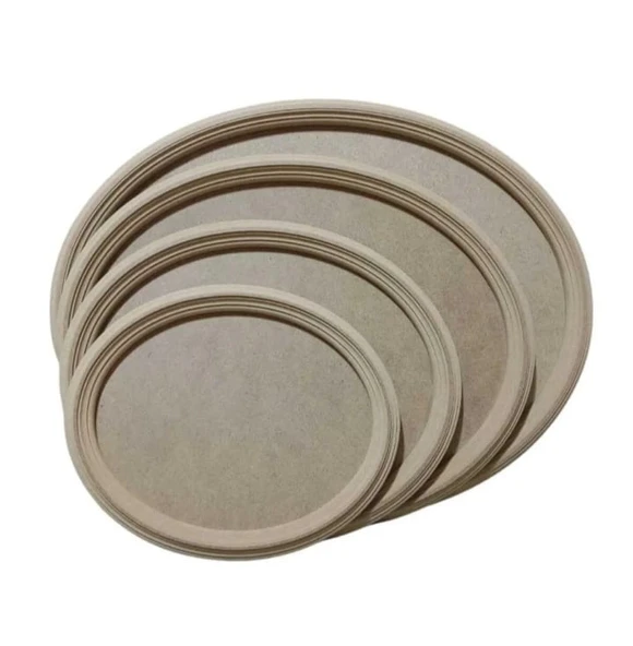 MDF 4'lü Oval Duvar Panosu ürün görseli 1
