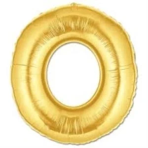 Mey İthalat® O Harf Folyo Balon Altın Renk  40 inç ürün görseli 1