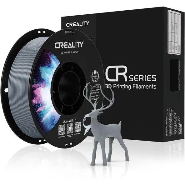 Creality Cr-Petg gri Filament 1.75mm 1000gr ürün görseli 1
