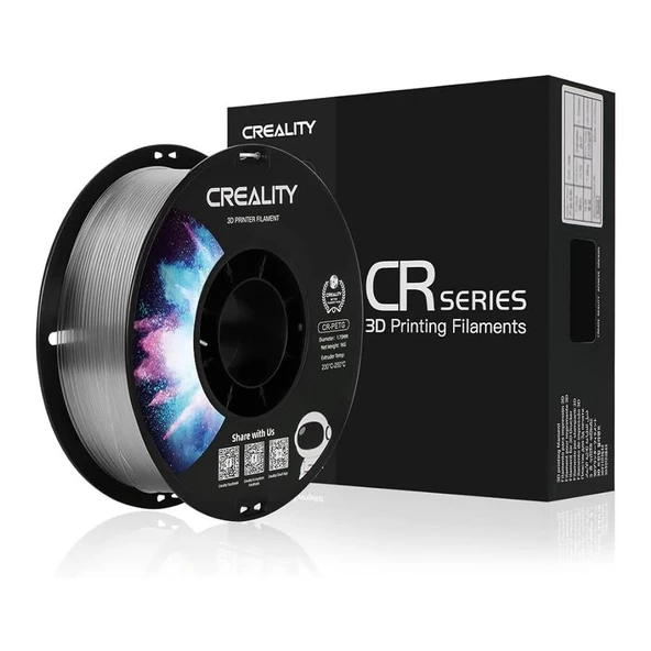 Creality Cr-Petg Transparan Filament 1.75mm 1000gr ürün görseli 1