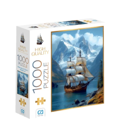 Manzara ve Gemi Puzzle 1000 Parça ürün görseli 1