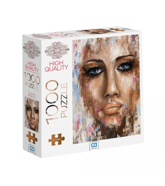 Tuval Yüz Puzzle 1000 Parça ürün görseli 1