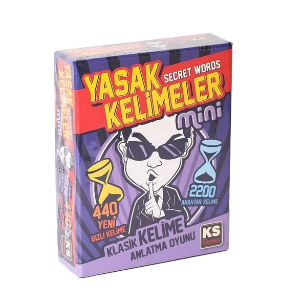 Mey İthalat® 25115 Mini Yasak Kelimeler Oyunu -KS Games ürün görseli 1