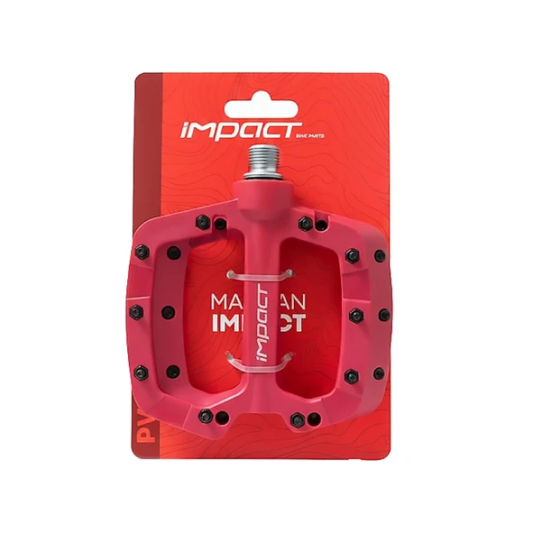 Impact Pedal - COMP, Plastik, Tek Rulmanlı, Kırmızı ürün görseli 1