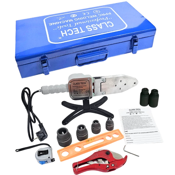 CLASS TECH PPRC PVC BORU KAYNAK MAKİNESİ 1500W (FULL SET) ürün görseli 1