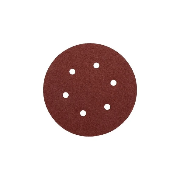 Gfb Cırtlı Disk Zımpara 6 Delikli 150 Mm 220 Kum - 100 Adet ürün görseli 1