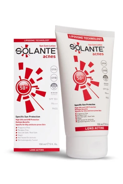 Solante Acnes Spf 50 Güneş Koruyucu Losyon 150 ml ürün görseli 1