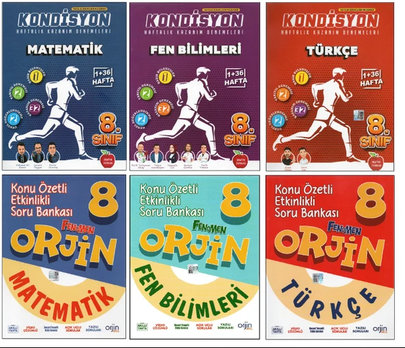 NEWTON KONDİSYON+ORJİN MATEMATİK+TÜRKÇE FEN B. (6 KİTAP) ürün görseli 1