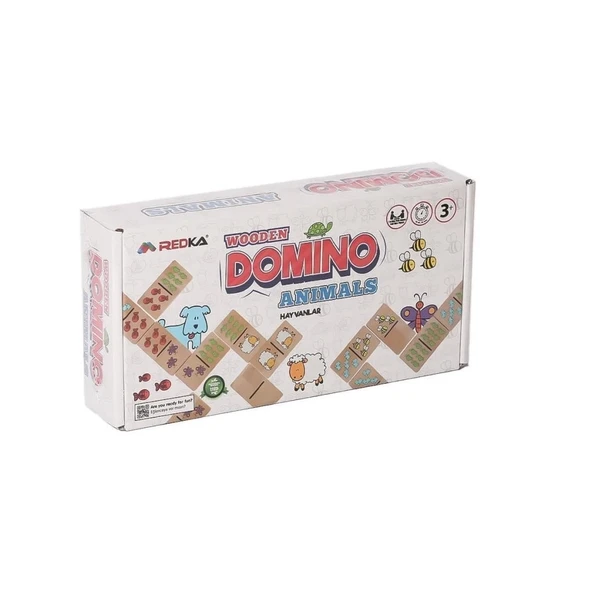 Mey İthalat® RD5648 Ahşap Domino Animals - ürün görseli 1