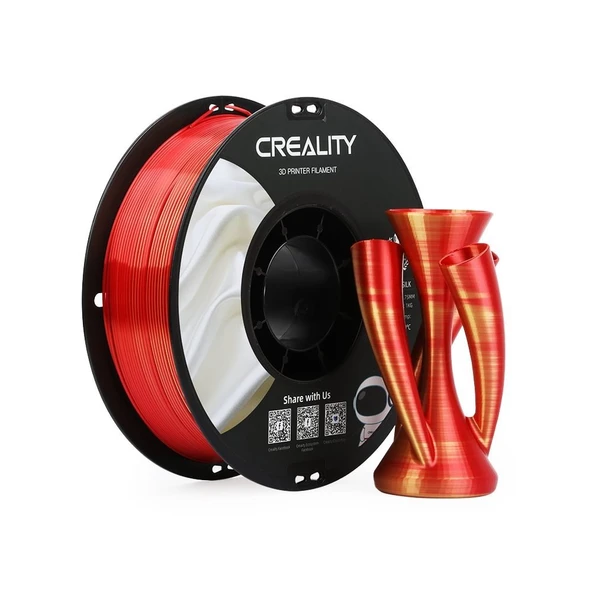 Creality Cr-Silk Pla 1,75mm 3D Filament 1kg - Altın Kırmızı ürün görseli 1