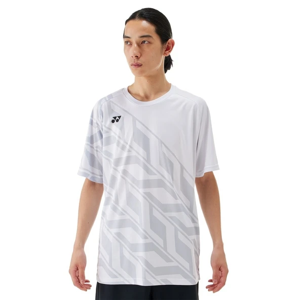 Yonex YY25 16741 Erkek Spor Tişört Beyaz ürün görseli 1