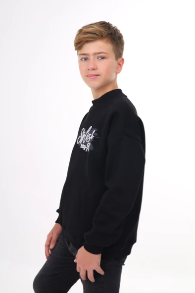 Toontoy Erkek Çocuk Baskılı Sweatshirt - Resim 3