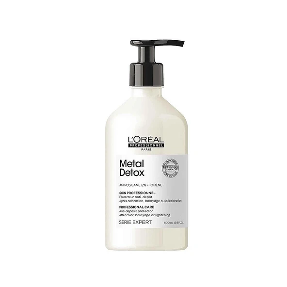Loreal Paris Metal Detox İşlem Görmüş ve Yıpranmış Saçlar İçin Arındırıcı Şampuan 500 ml ürün görseli 1