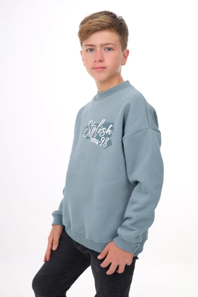 Toontoy Erkek Çocuk Baskılı Sweatshirt - Resim 7