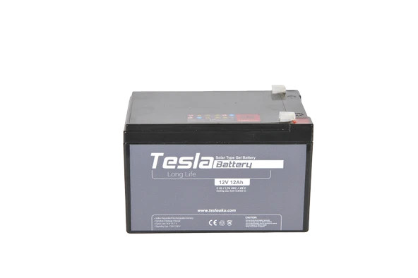 TESLA 12V 12AH SOLAR JEL AKÜ (YENİ ÜRETİM) ürün görseli 1