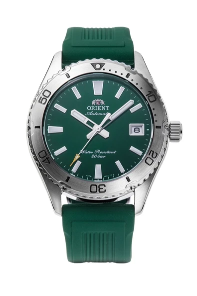 Orient Mako RA-AC0Q11E30B Otomatik Silikon Yeşil Safir Cam 20 ATM 40 mm Erkek Kol Saati ürün görseli 1
