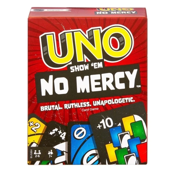 Mey İthalat® HWV18 UNO No Mercy Kartlar+7yaş ürün görseli 1