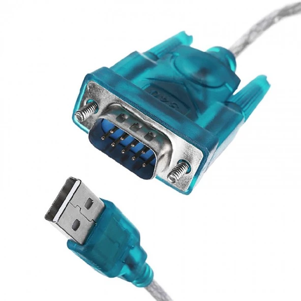 usb 2.0 to rs232 data kablosu usb db9 com port kablo usb com kablo - Resim 3