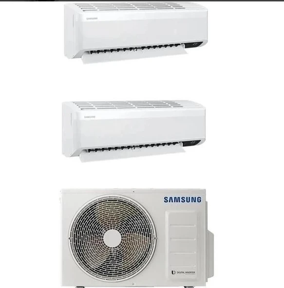 Samsung 1 Dış + 2 İç Ünite (18+18) 8 Kw Dış Duvar Tipi Multi Inverter Klima ürün görseli 1