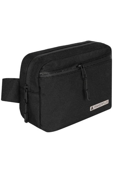 Rakerplus Siyah Unisex Minimal 21x15x5 cm Bel ve Göğüs Çantası ürün görseli 1