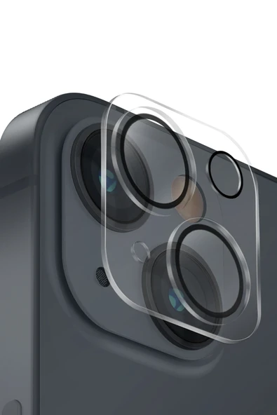 İphone 14 / 14 Plus Lens Koruyucu Optix Clear Serisi Şeffaf Kristal Berraklık ürün görseli 1