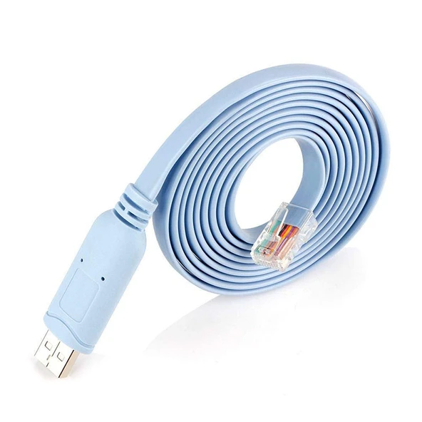 Usb RJ45 Cisco kablo FT232RL chipsetli Cisco Uyumlu usb rj45 kablo ürün görseli 1