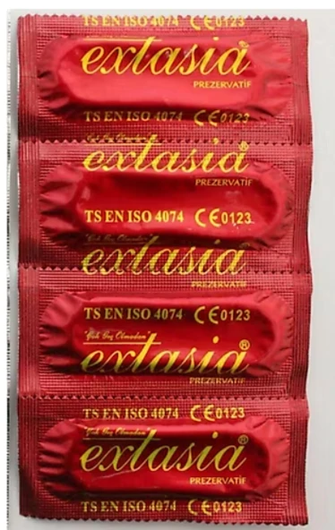 Extasia Klasik 100'lü 4 Adet kondom ürün görseli 1