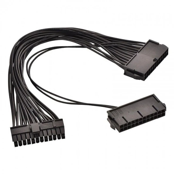 24 Pin Atx Dual Psu power supply Çoklayıcı kablo Anakart Mining Kablosu ürün görseli 1