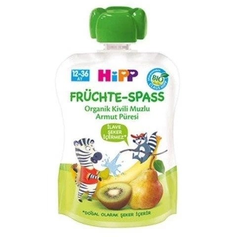 Mey İthalat®   Organik Kivili Muzlu Armut Püresi 100 Gr ürün görseli 1