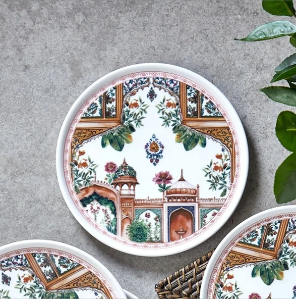 Fecra Nakkaş 6 Parça Pasta Tabağı Seti - Resim 3