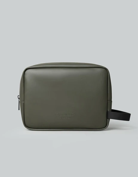 Gaston Luga Spläsh Toiletry Bag - Olive ürün görseli 1