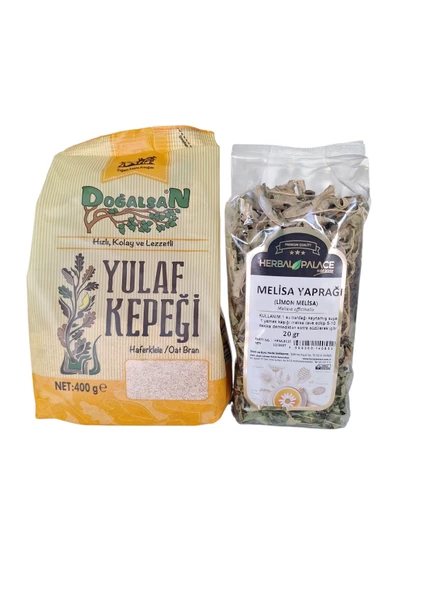 Doğalsan yulaf kepeği 400 gr + limonlu melisa 20 gr ikili dukan seti ürün görseli 1