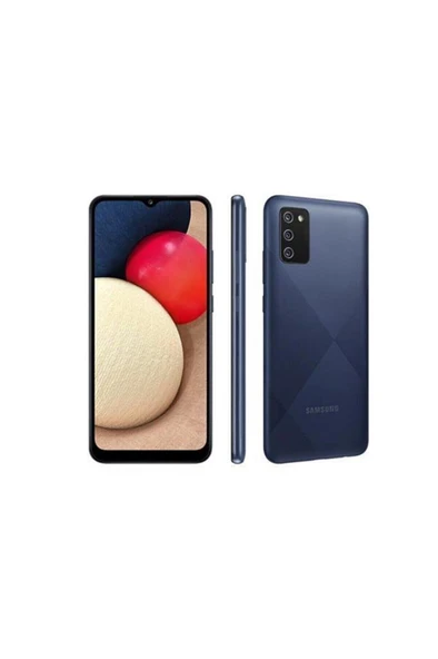 Samsung Galaxy A02 S Çift Hatlı Mavi 32 Gb Cep Telefonu TEŞHİR ürün görseli 1